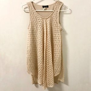 Brittany Black Sleeveless Long Top